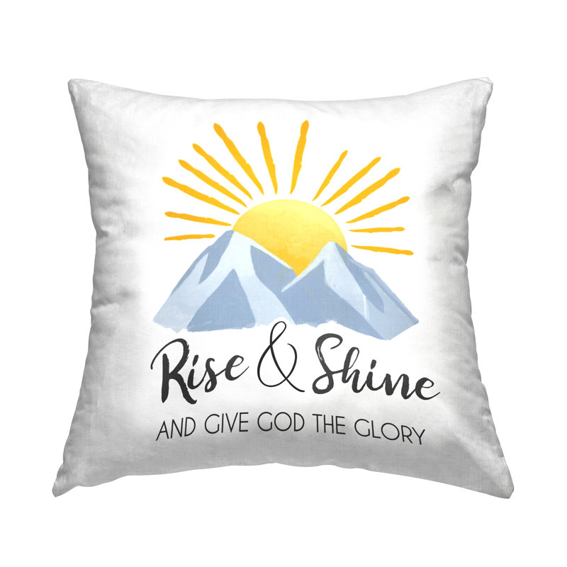 Conception de coussin décoratif Spiritual Rise & Shine par Lucca Sheppard