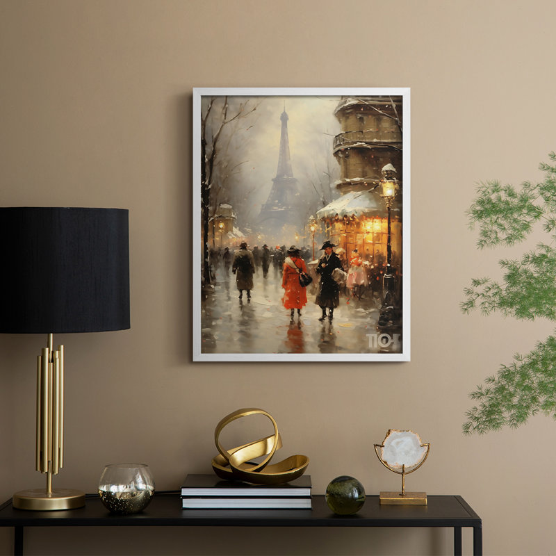Christmas Holiday Art DCCXXXI Framed Print - Solid Wood, H 11 po x l 9 po, Blanc
