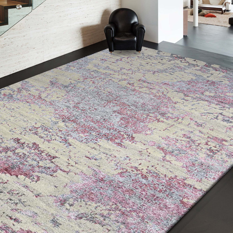 Tapis rectangulaire noué à la main, Rectangle 12 pi x 15 pi