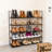5-Tier Metal Shoe Rack Organizer, Sturdy Free-Standing Shoe Shelf For Entryway, Closet, Bedroom Or Garage, Holds Up To 25 Pairs Of Shoes