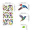 Adhésif décoratif colibris