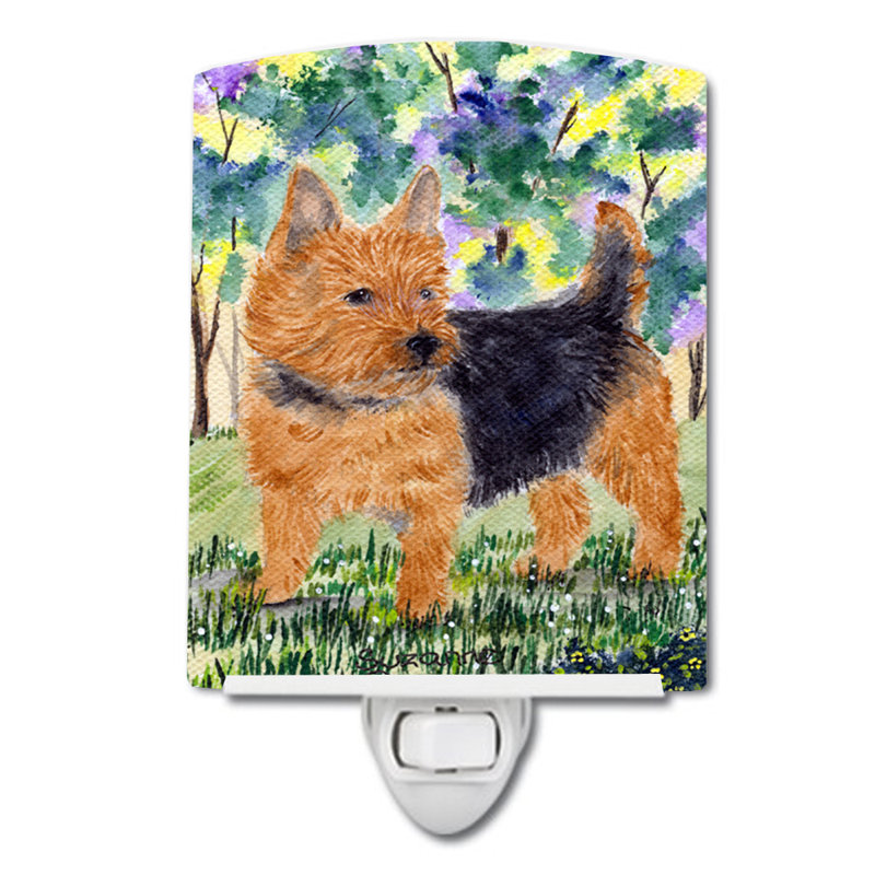Norwich Terrier Ceramic Night Light