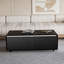Table basse moderne intelligente avec réfrigérateur intégré, haut-parleurs Bluetooth, chargement sans fil, prise de courant, ports USB, RVB clair, brun-102419408