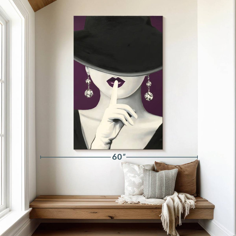 Leisha Haute Chapeau, 51" H x 34" W