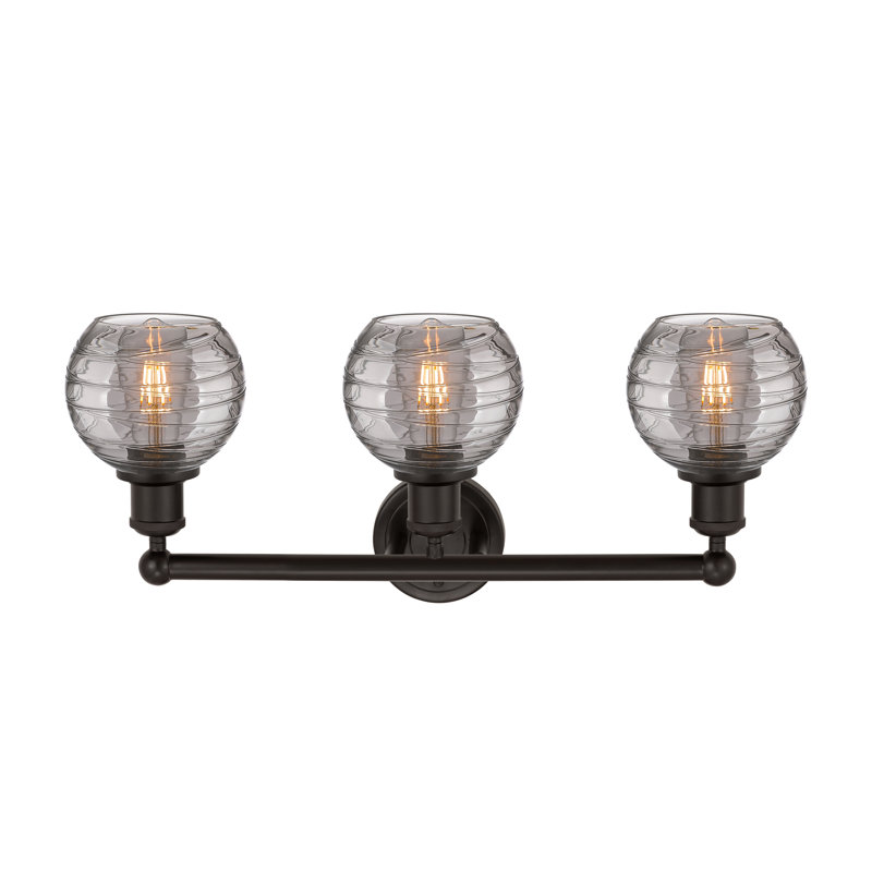 Cambria 3 - Light Dimmable Vanity Light, Oil Rubbed Bronze, Clear