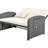 Pe Double Chaise, 2, Adjustable Back, Cushions With Heavy-duty And All-weather Fabric 2 Reclining Daybed, 3-height Protective Covers-78800385