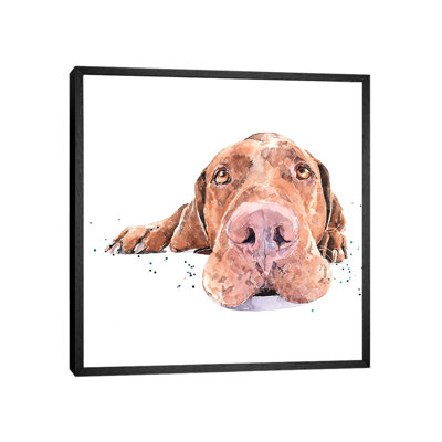 Vizsla Passed Out - Painting on Canvas
