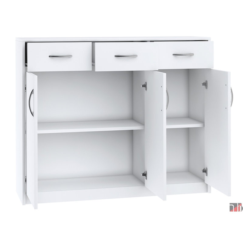 110cm Sideboard, White