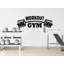 Adhésif décoratif gymnase, crâne de Barbell-396756525-396756548