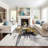 Doucette Abstract Ivory/Gold/Gray Area Rug-1295446166