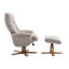 Billings 80cm Wide Swivel Standard Recliner-250578596