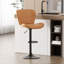 Adjustable Height Counter Stool with Metal Frame-1457350097