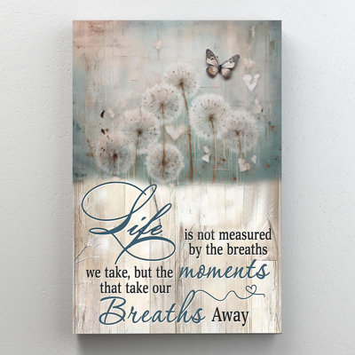 «That Take Out Breaths Away», reproduction d'art graphique sur toile tendue 1 pièce