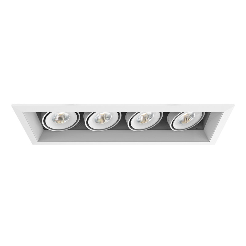Ensemble de 4 lumières encastrées multiples 4 lumières