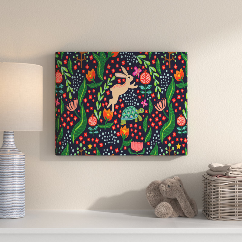 «The Tortoise and the Hare Night», impression sur toile, H 16 po x l 20 po x P 2 po