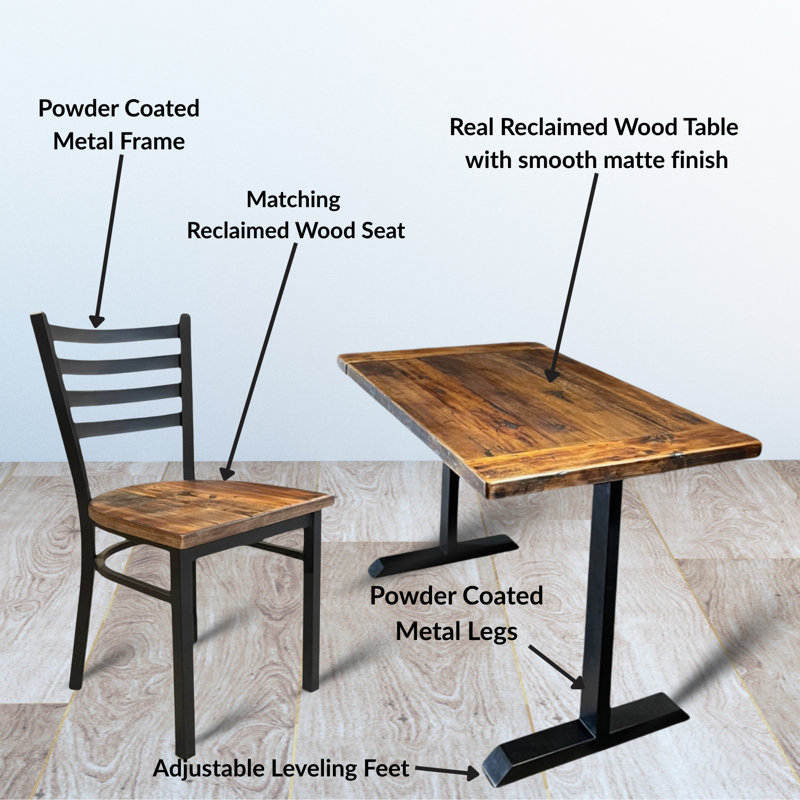 Homestead Earth And Iron Desk With Chair Set