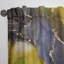 Mauve et jaune, luxe abstrait, art fluide I - rideau moderne - velours obscurcissant - 1 panneau