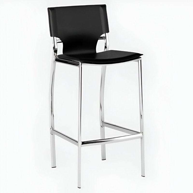Tabouret de comptoir Venice (26 po), Noir, noir, noir, noir