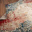 Balthazar Abstract Area Rug in Red/Ivory/Blue/Gold-1201275983
