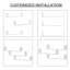 Hachaliah 3 Piece U-Shaped Floating Shelf