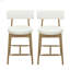 Ensemble de 2 tabourets de comptoir Mid-Century modernes-958894504