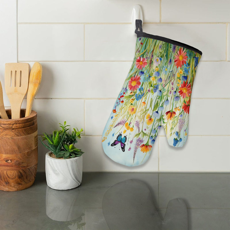 Spring Shine Oven Mitt Cotton Twill