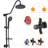 High Pressure Shower Heads With Handheld Spray Combo With Rough In-Valve & Adjustable Slide Bar-120348308