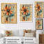 Pastel géométrique Dahlia Twist I - art mural Dahlia-539042050-539042060-539042052