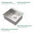 25'' L Drop-In Single Bowl Stainless Steel Kitchen Sink
