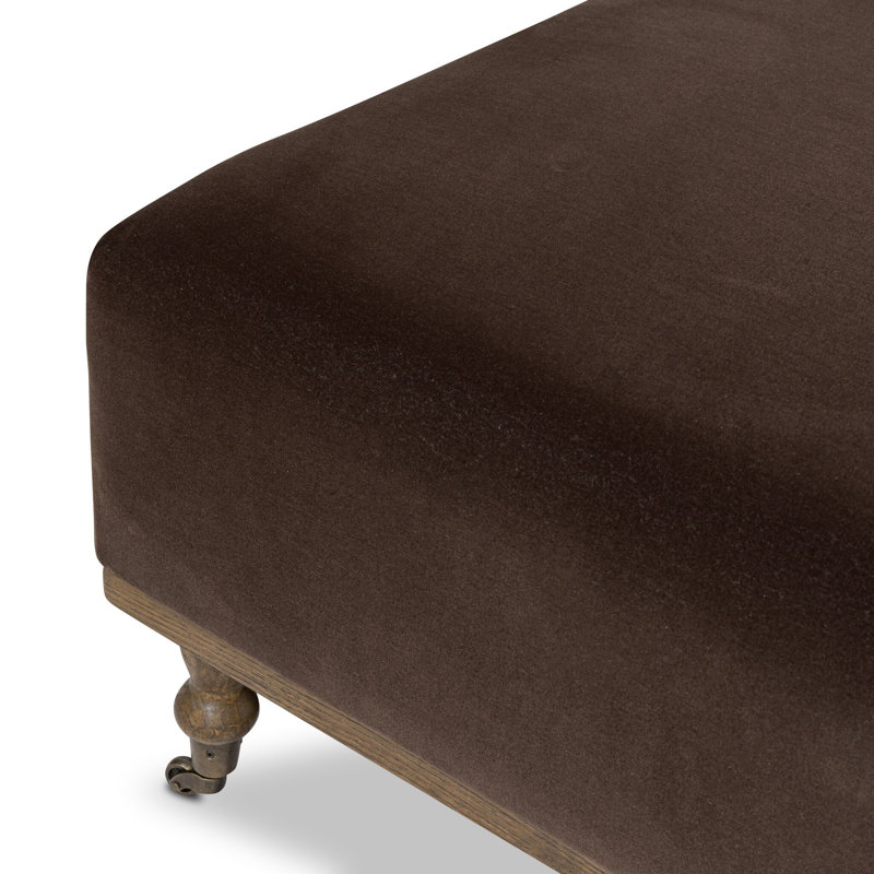 Harlin Cocktail Ottoman-Surrey Cocoa