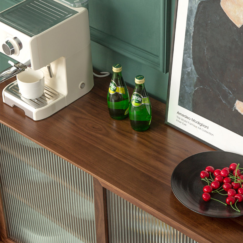 Simplicity Sideboard Cabinet With Glass Doors