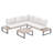 5-Person Symmetrical Outdoor Seating Group -230237674