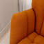 Fauteuil oscillant confortable en peluche pour chambre de bébé et de salon, caramel