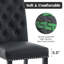 Ensemble de 2 chaises de salle à manger Classic Rivet-225382900