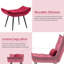 Fauteuil d'appoint moderne avec repose-pieds Solara-1471808001