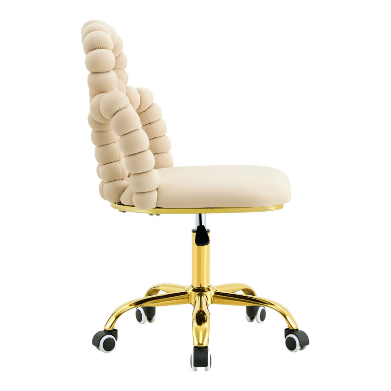 Fauteuil de bureau Velvet, Yellow