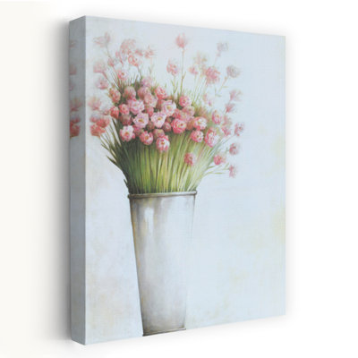 Art floral rose printanier rose