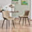 Heitger Leather Upholstered Side Chairs Modern Dining Chairs with Metal Legs, Dining Room Chair-1869799280