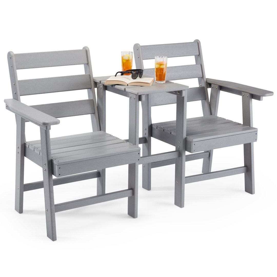 Jack & Jill HDPE Garden Love Seat