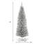 Sapin de Noël artificiel argent 6 '