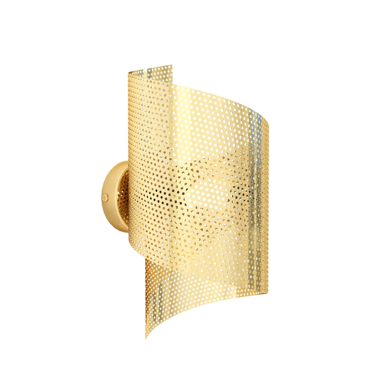 Chiharu Flush Mounted Sconce, Gold