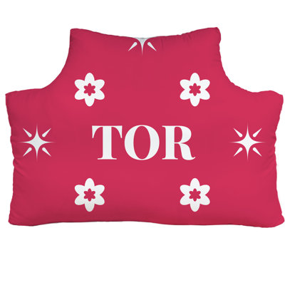 Toronto - Tête de lit simple avec coussin de basketball 39,5 po x 29,5 po