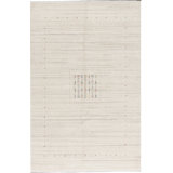 Gabbeh Wool Southwestern Area Rug in Ivory