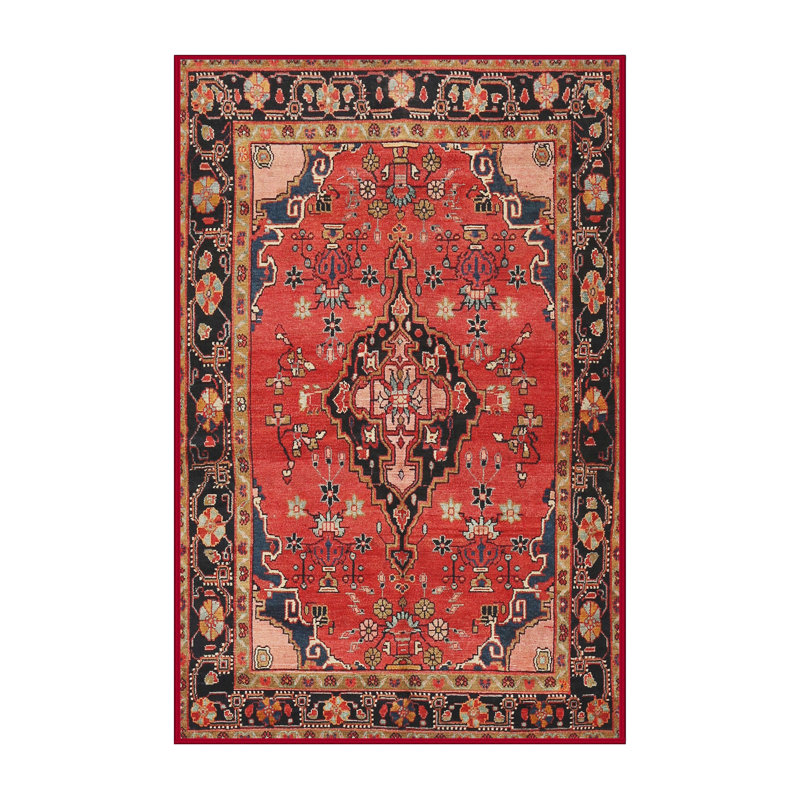 Tapis brun Southwestern, Rectangle 5 pi x 8 pi