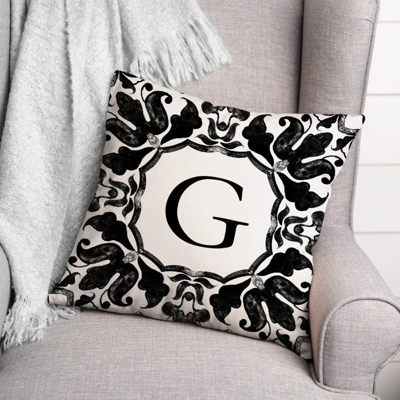  Housse et insert de coussin carré extérieur P Monogram, G