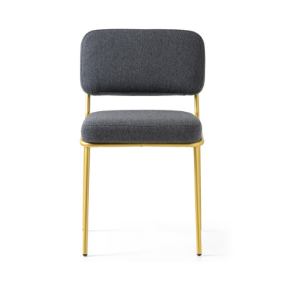 Sixty Upholstered Dining Chair with Metal Frame