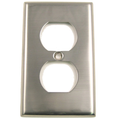 1-Gang Duplex Outlet Wall Plate