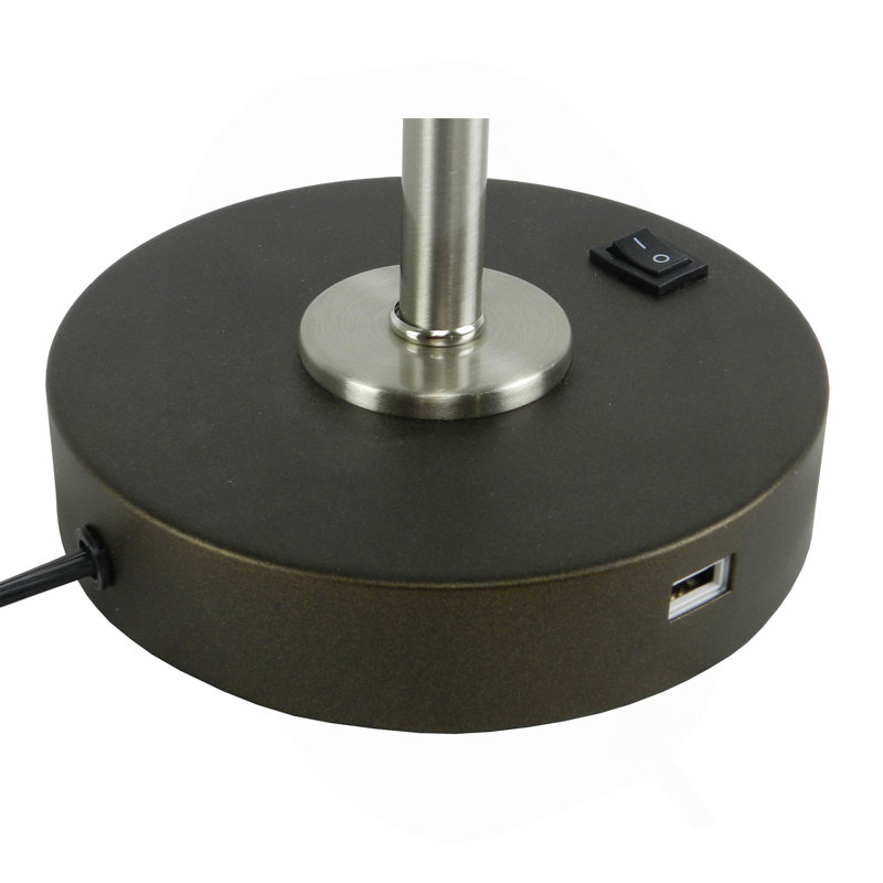 Lampe de bureau à DEL 15 "avec port USB (1 PC / RTC) (0,37 / 3,33)