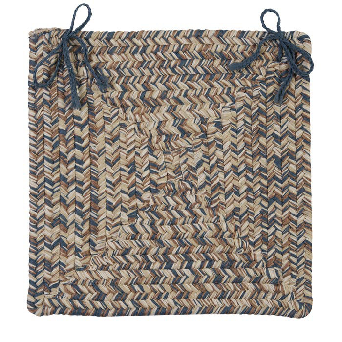 Housse de coussin intérieur/extérieur Tabb, Bleu lac