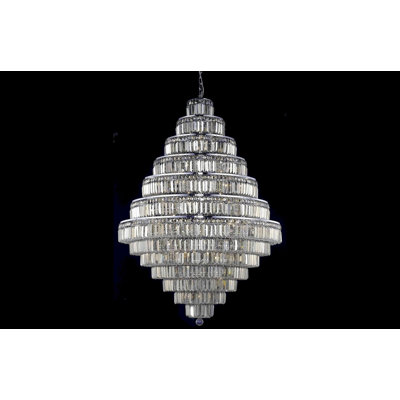 Lustre empire unique 38 lumières Dorotea